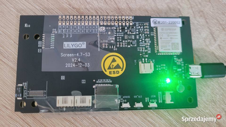 LILYGO T5 ESP32S3 47 DOTYK eink epaper arduino Łódź