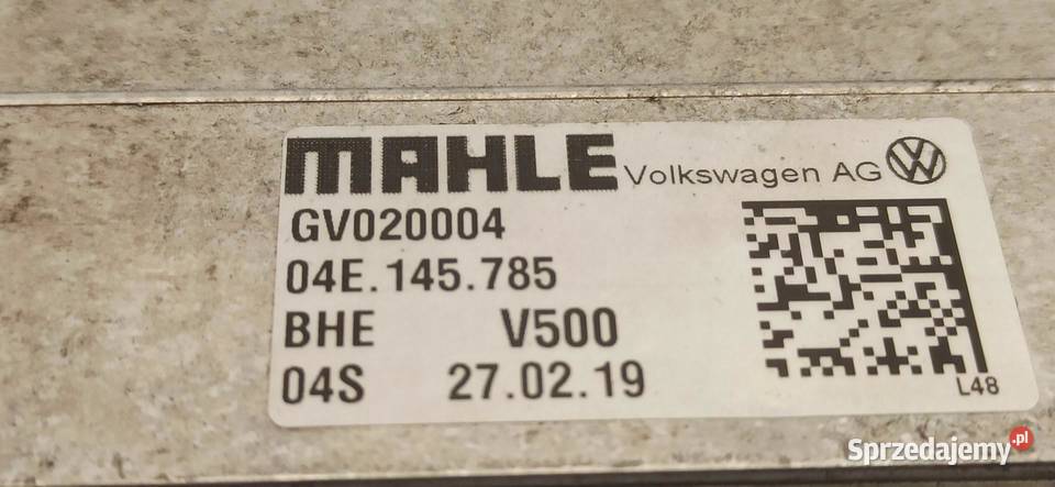 AUDI SKODA VW INTERCOOLER 15TSI 04E145785 dolnośląskie sprzedam