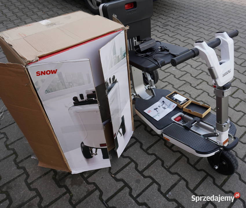 Skuter inwalidzki elektryczny składany wózek Łańcut