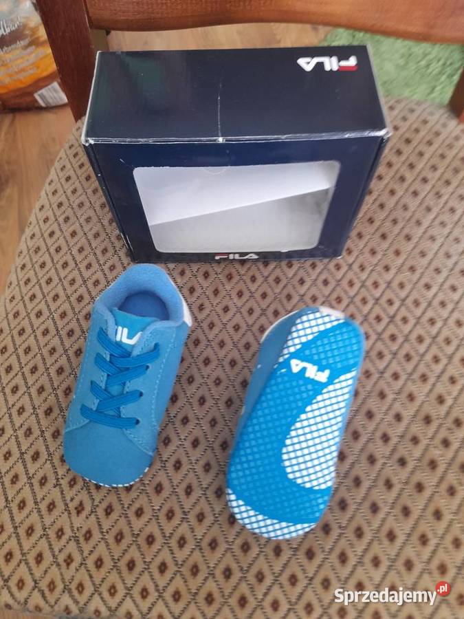 Buciki niemowlęce marki Fila plus oryginalne Rozmiar 18 Kostrzyn nad Odrą
