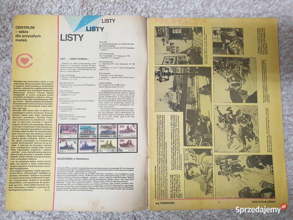 Magazyn Opowieści Rysunkowych Relax zeszyt 24 Gdynia