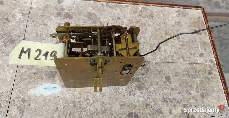 M219 Mechanizm starego zegara ściennego FHS pomorskie Tczew