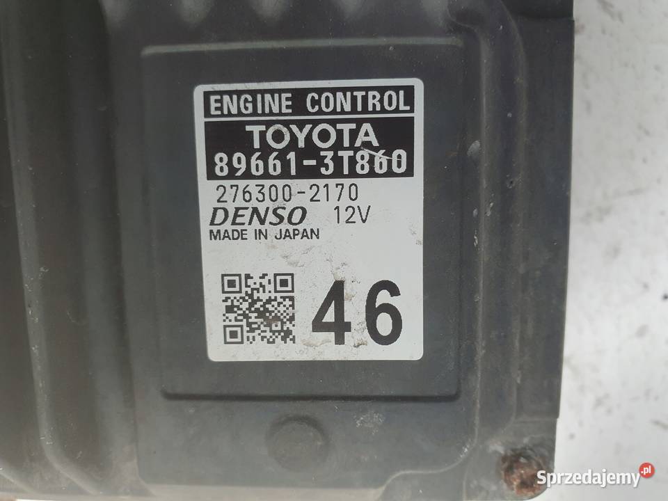 Toyota Camry VIII STEROWNIK SILNIKA komputer osobowe Komputery Chełm