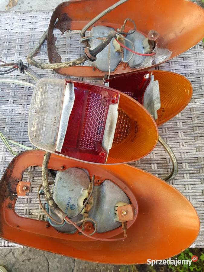 Z lat 60 tychLampy tyłtylne z uchwytami VW Barlinek