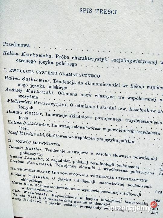 Współczesna Polszczyzna Antykwariat Warszawa