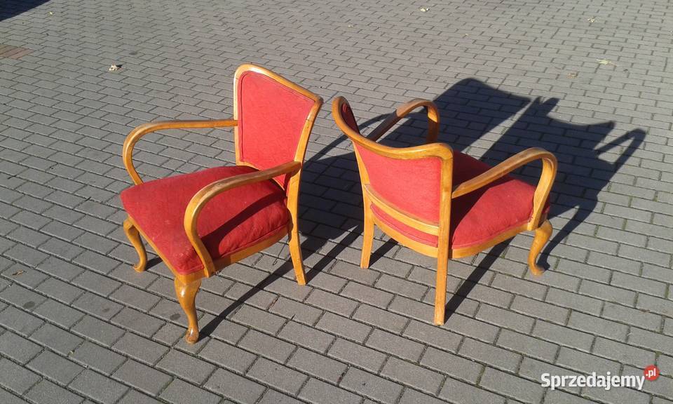 Fotel PRL design Art Deco Ludwik lata 40 50 Gdynia