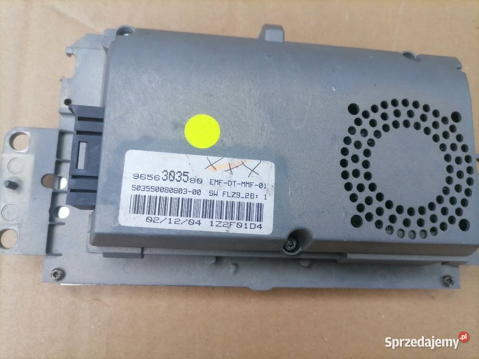 Peugeot 607 ekran nawigacja GPS monitor Sompolno