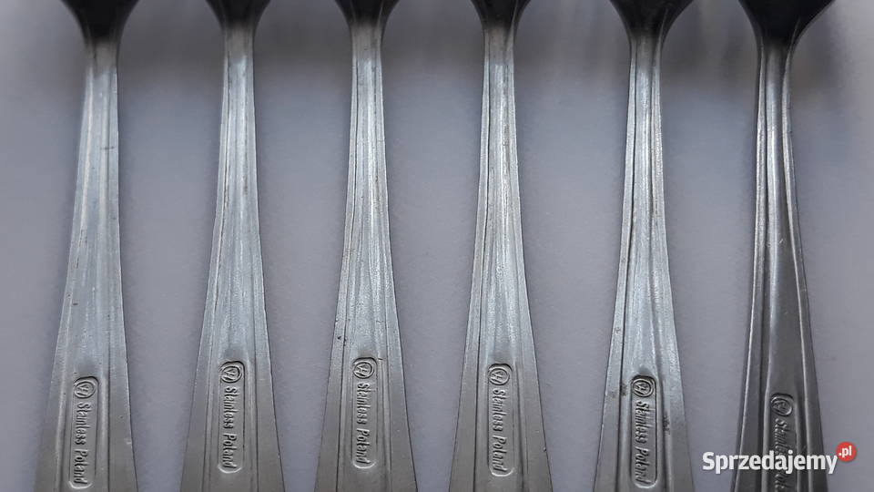 Widelczyki deserowe SATURN Hefra sztućce PRL Sztućce