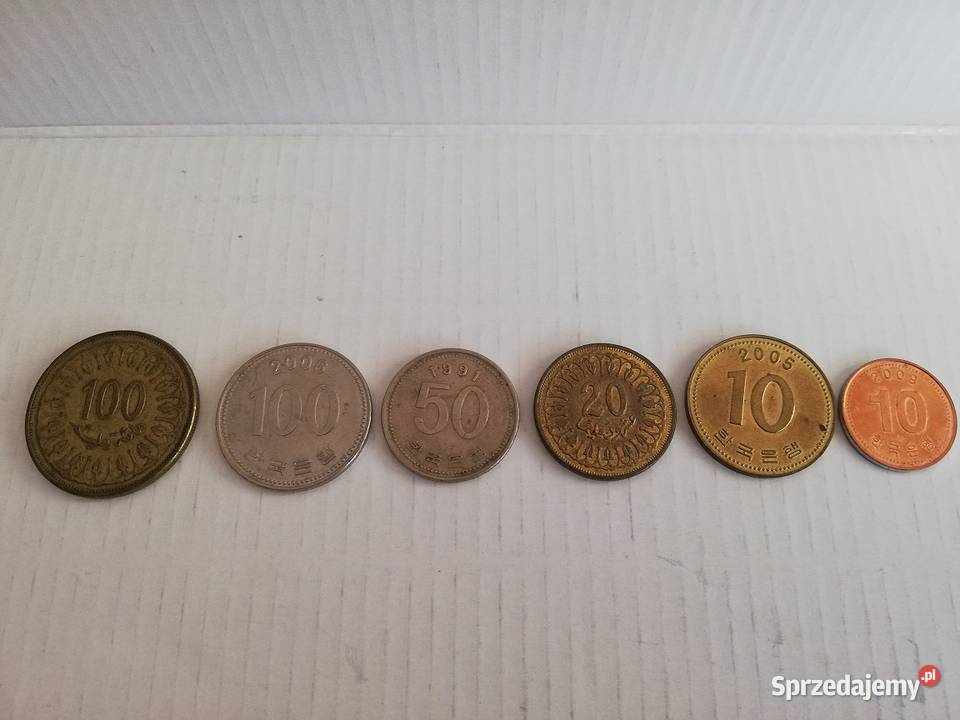 Monety Korea Południowa Wronki