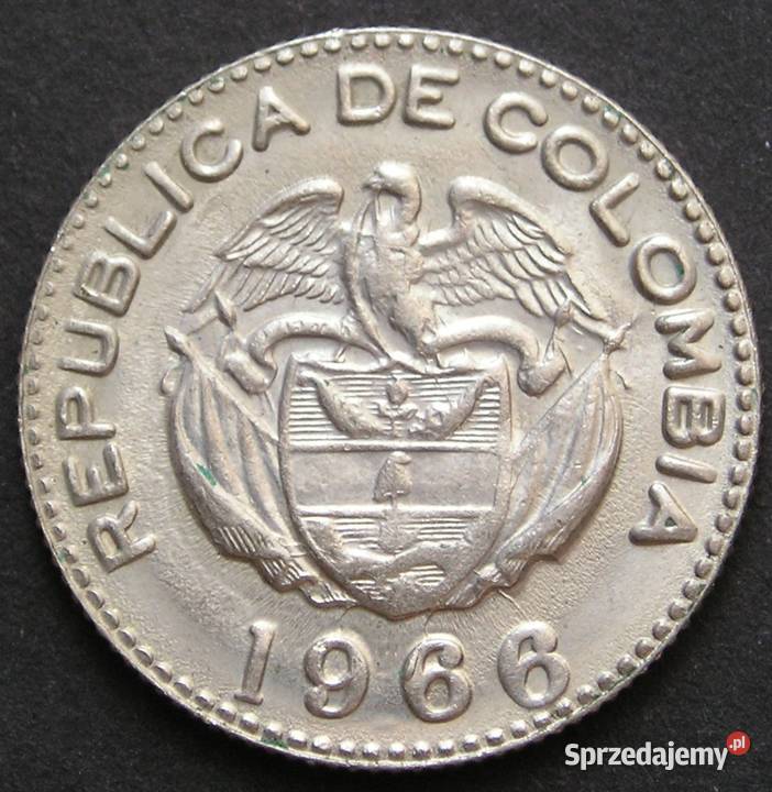 KOLUMBIA 10 CENTAVOS 1966 STAN MENNICZY Łódź