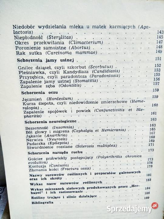 Poradnik ziołowy Antykwariat mazowieckie Warszawa