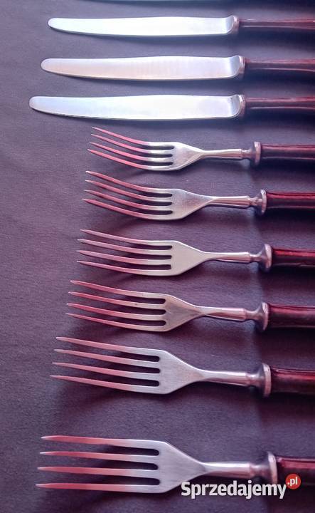 Komplet sztućców Gerlach z bakelitowymi