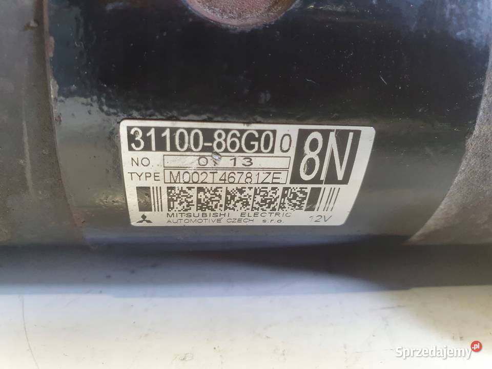 Suzuki Swift MK6 16 16V ROZRUSZNIK 3110086G0 Janów
