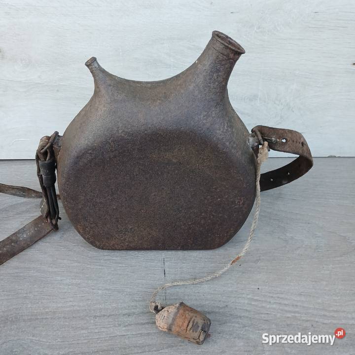 Stara wojskowa manierka I Wojna Światowa Warszawa