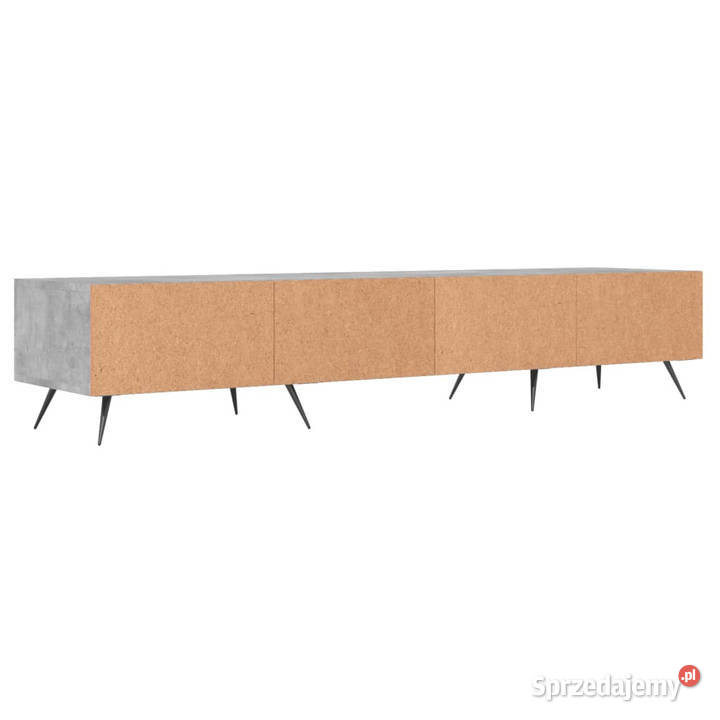Szafka pod TV szarość betonu 150x36x30 WM829128