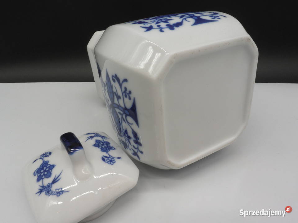Pojemnik porcelanowy na mąkę MEHL Mąka Wzór Raszków