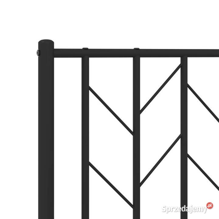 Łóżko Metalowe Czarne Rama Łóżka Ze Stelażem mazowieckie Warszawa