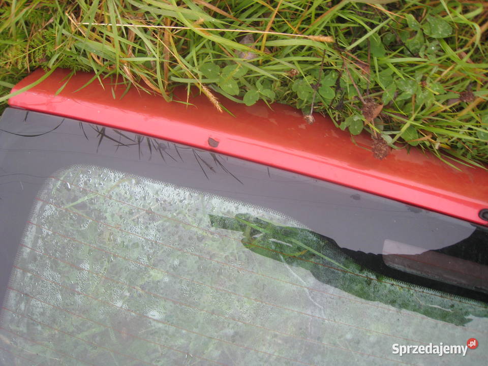 Klapa tylna tył szyba Fiat Panda II 03 czerwona małopolskie Kraków