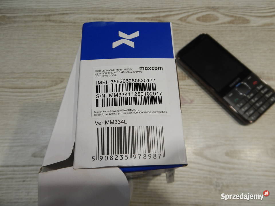 Telefon komórkowy Maxcom MM334 MaxCom Leżajsk