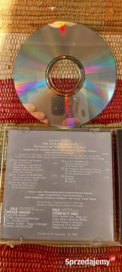 5 płyt CD Vivaldi Brahms Haydn Mahler Bruch Ciechocinek sprzedam