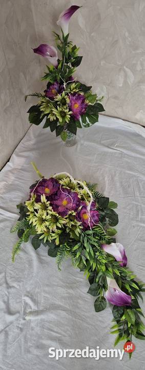 Dekoracja nagrobna Kompozycja na cmentarz Kompozycje kwiatowe Wyposażenie wnętrz wielkopolskie Pleszew