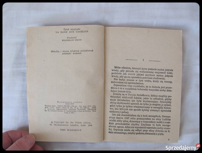 A Dumas Dama kameliowa wyd łódzkie mazowieckie Płock sprzedam