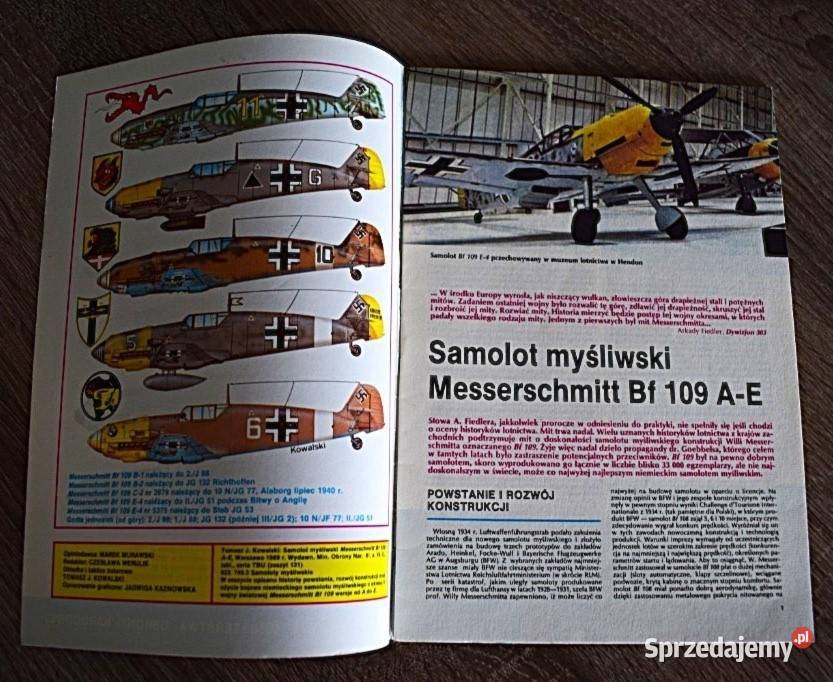 Samolot myśliwski Messerschmitt Bf 106 seria kujawsko-pomorskie Chełmno