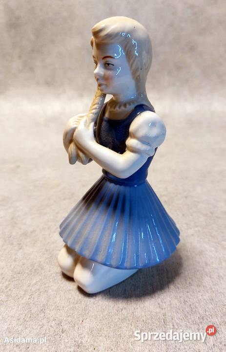 Lippelsdorf Porcelanowa figurka Dziewczynka Suwałki