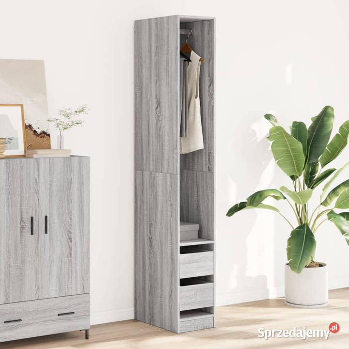 Szafa szary dąb sonoma 30x50x200 materiał Warszawa