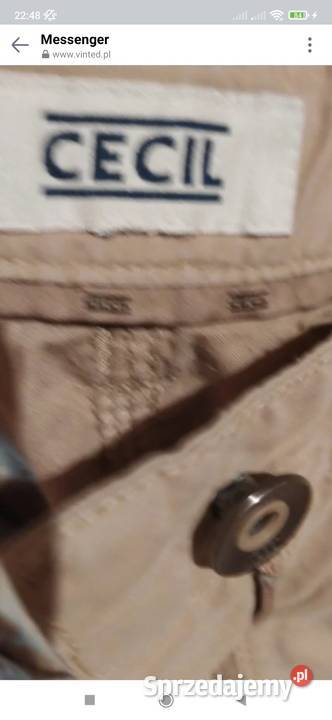 Spodnie damskie z materiału Szczytno