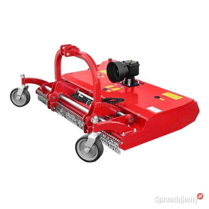 Kosiarka sadownicza z bocznym ramieniem koszącym