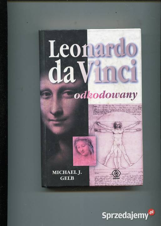 Leonardo da Vinci odkodowany Michael JGelb twarda Szczecin sprzedam