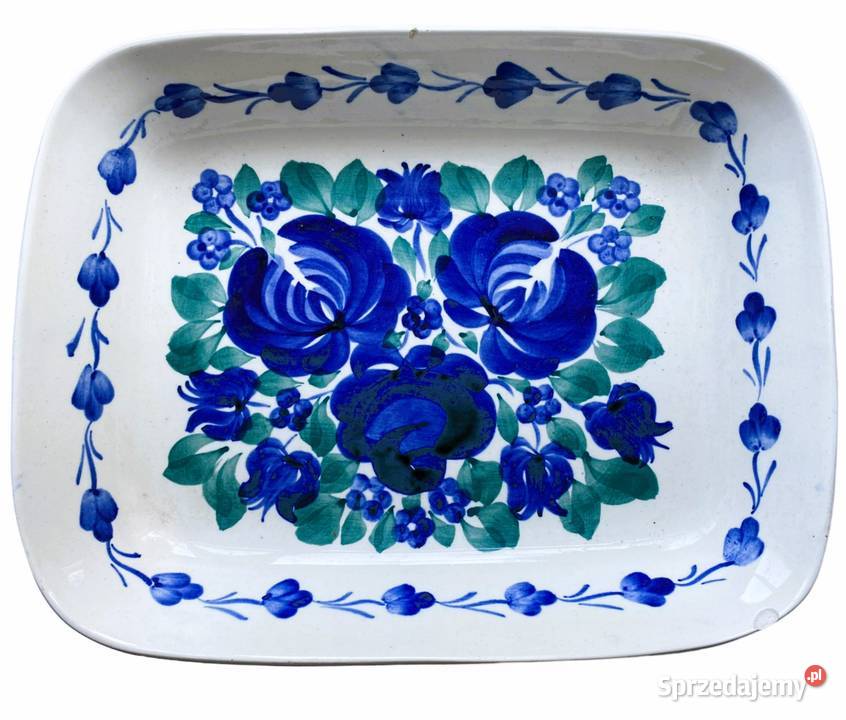 Fajansowy półmisek Włocławek lata 60te XX w mazowieckie Warszawa