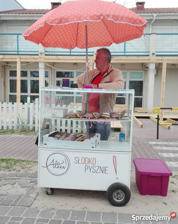 Wózek gastronomiczny sprzedażowy witryna z sprzedam