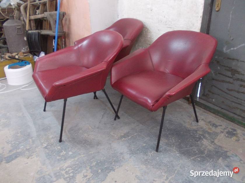 Stare fotele muszelki patyczaki PRL vintage Bielsko-Biała sprzedam