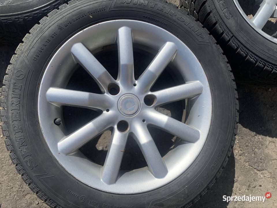 Koła 3x112 felgi aluminiowe 15 smart fortwo w450 Szczecin