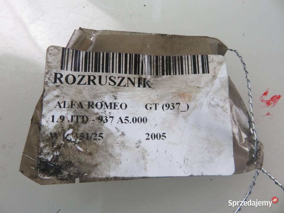ROZRUSZNIK ALFA ROMEO GT 19 JTD 001109268 małopolskie