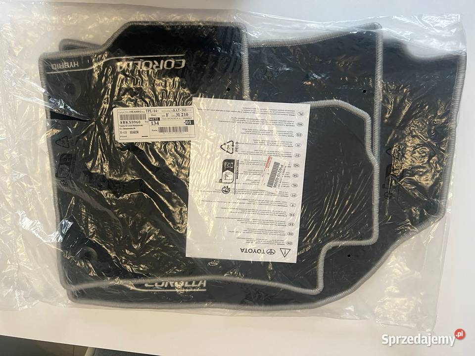 całkiem nowe dywaniki welurowe toyota corolla Dywaniki Kraków sprzedam