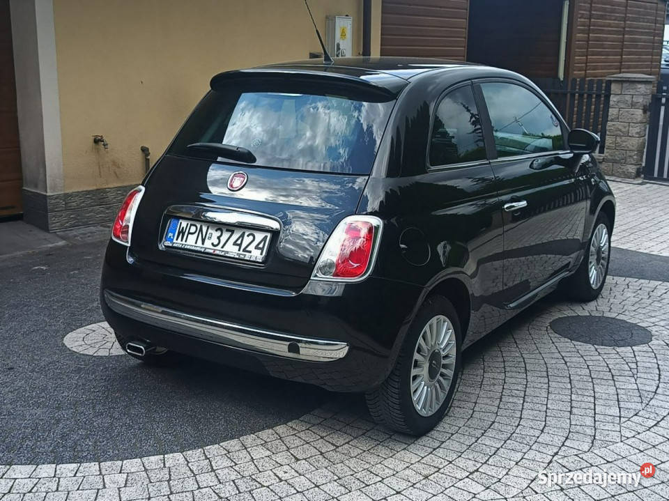 Fiat 500 Skóry Super Stan Klima 12 GWARANCJA nieuszkodzony mazowieckie Płońsk sprzedam