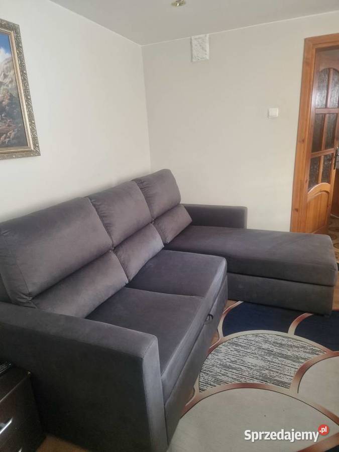 Narożnik Black red white 230cm Komplety wypoczynkowe Strzyżów