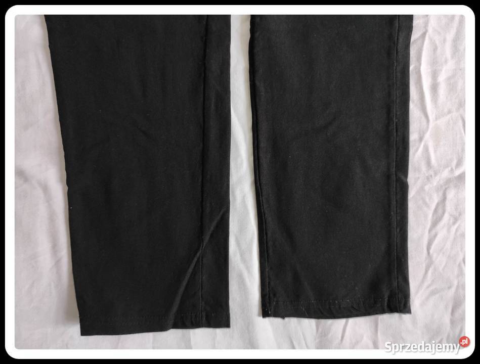 Czarne spodnie legginsy tregginsy rozmiar 40 L mazowieckie Płock sprzedam