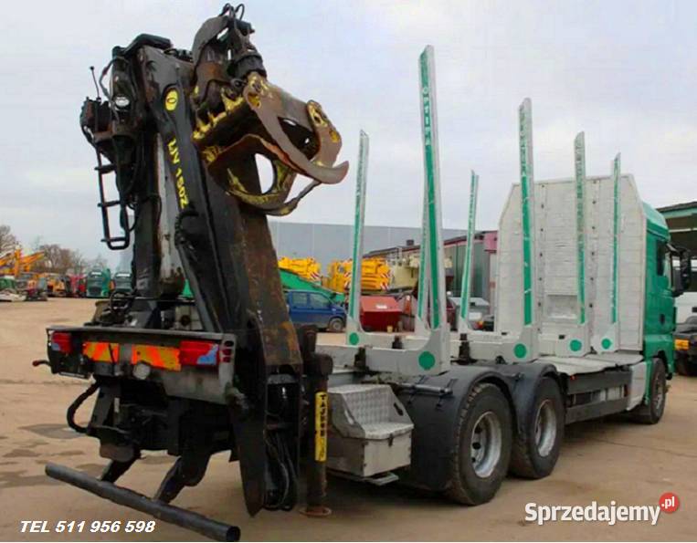 ciężarowy do transportu drewna Euro 6 6x4 Man do ogrzewanie postojowe Warszawa