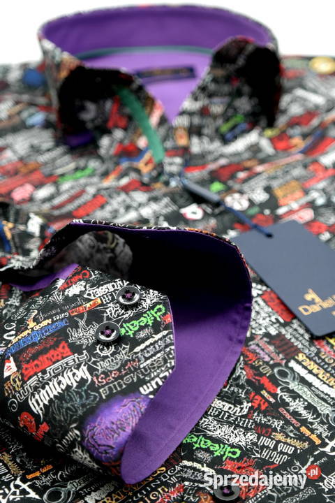 DANIEL BESSI Koszula Męska Fb056 Zespoły Ostrów Wielkopolski