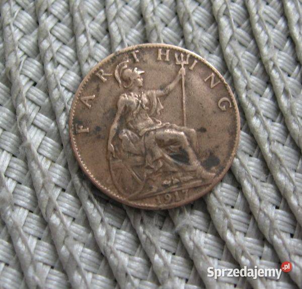 Wielka Brytania 1 Farthing 1917r Kalisz sprzedam