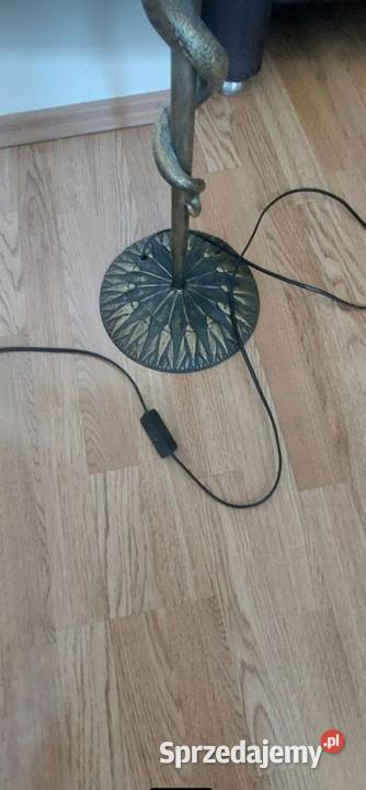 Efektowna lampa podłogowa wąż kobra Busko-Zdrój