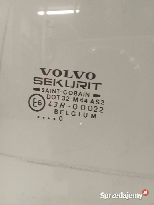 Szyba Drzwi Lewych Tylnych Volvo V40 96 Oryginał Bralin