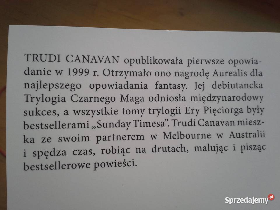 Królowa Zdrajców Trudi Canavan księga trzecia mazowieckie Warszawa