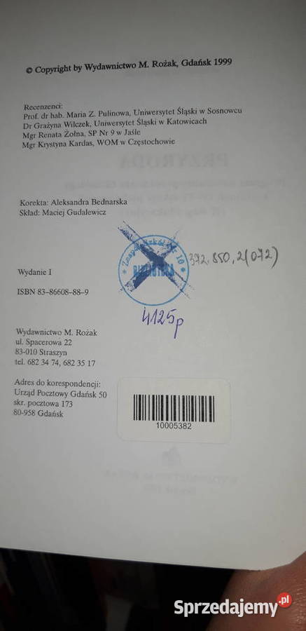 przyroda Augustyniak kolekcje książki unikaty mazowieckie Warszawa