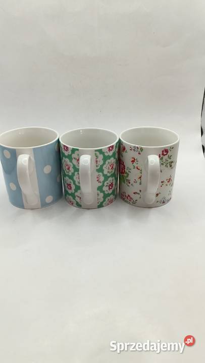 Kubki angielskie 3 sztuki Cath Kidston Kubki Zastawa stołowa lubelskie Zamość