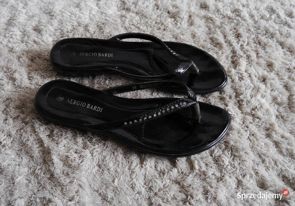 Klapki japonki cyrkonie 36